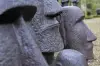 Artikelbild 2 des Artikels “Moai-Kopf, 40x35x61 cm, aus Stein gegossen, handbearbeitet und gefärbt in der Farbe Antik-Finish “